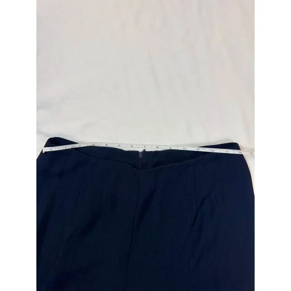Dani Max Dress Pants Navy Blue Women’s 14 Corporate Office Siren Workwear Plus - Picture 8 of 16